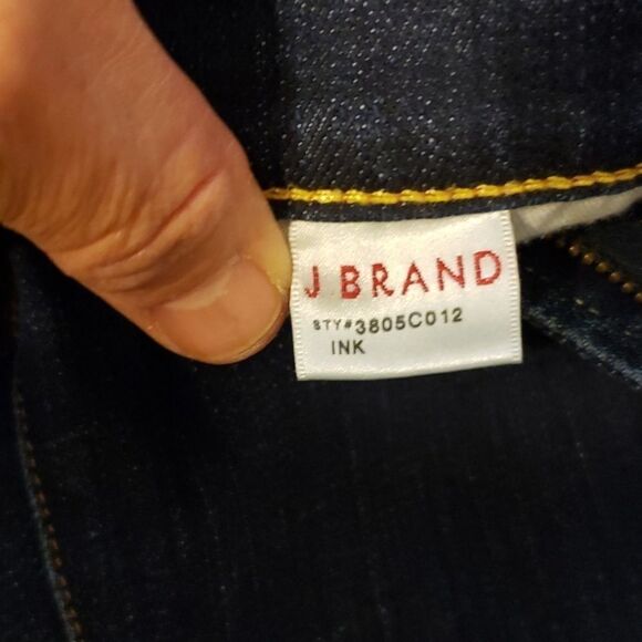 - J brand straight leg, distressed hem jeans size 29 - Picture 4 of 7